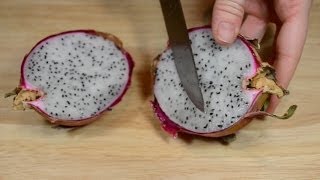 Drachenfrucht  Pitahaya aufschneiden [upl. by Polk]