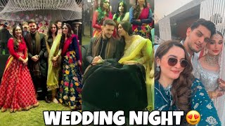 Shahveer Jafry And Ayesha baig In aiman amp minal Brother Wedding 💒  Maaz and Saba Walima ❤️ [upl. by Nikoletta108]