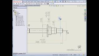 54  Adding Tolerances and Annotations  SolidWorks 2013 Fundamentals [upl. by Aidnyl]