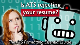 The ATS Resume Format Essential Guide  How to Impress Applicant Tracking Systems [upl. by Enaols]