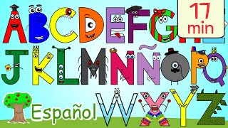 El abecedario para niños en español Palabras con las letras de la A a la Z Peques Aprenden Jugando [upl. by Zasuwa]