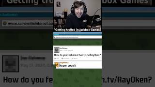 Getting Trolled In Jackbox Games shorts gaming funny jackboxgames shortsvideo [upl. by Thurber]