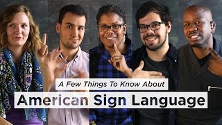 A Few Things to Know About American Sign Language  NPR [upl. by Nahtanaj]