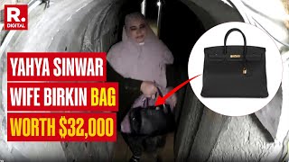 Yahya Sinwar’s Wife’s Alleged 32000 Birkin Bag Sparks Controversy  IDF Drops New Video [upl. by Ashlie851]