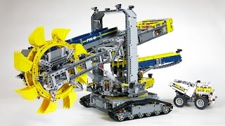 LEGO Technic 42055 Bucket Wheel Excavator  Demo [upl. by Ahsilra]