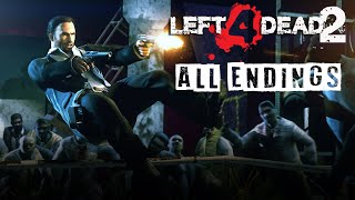 Left 4 Dead 2  All Campaign Endings [upl. by Atnoled675]