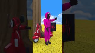 Red Squid Game 2 Challenge Help Nick Draw SPIDER in Scary Teacher 3D [upl. by Goto]