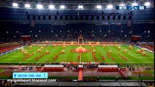 2008 UEFA Champions League Final Opening Ceremony Luzhniki Stadium Moscow [upl. by Morissa]