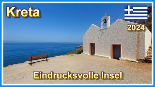 Kreta 2024  Eindrucksvolle Insel  4K [upl. by Dugas]