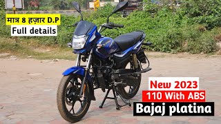 Bajaj Platina 110 Abs 2023 Model  New Bajaj platina with Abs 💥 [upl. by Clere]