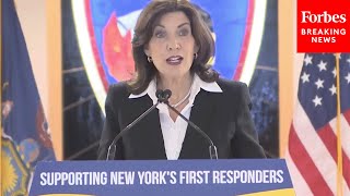 Gov Kathy Hochul Announces New Funding For New Yorks First Responders [upl. by Aratahc]