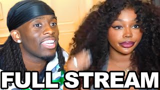 Kai Cenat SZA amp Lizzo FULL STREAM [upl. by Bryana109]