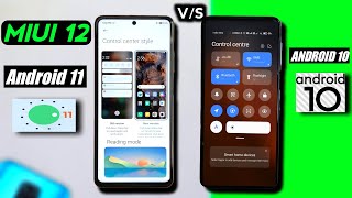 MIUI 12Android 11 Vs Android 10 Update Feature Difference  Android 11 vs Android 10 [upl. by Ahsatsan]