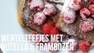 Wentelteefjes met Nutella en frambozen  OhMyFoodness [upl. by Federica]