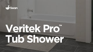 Installation Video Veritek™ Pro Tub Shower [upl. by Uos647]