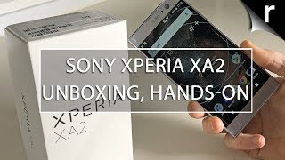 Sony Xperia XA2 Unboxing amp Handson Review [upl. by Aeslehs]