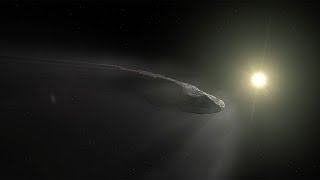 Animation of Oumuamua outgassing [upl. by Eniarol]