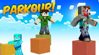 Minecraft Parkour with ezio18rip DREAMBOYYT [upl. by Atibat]