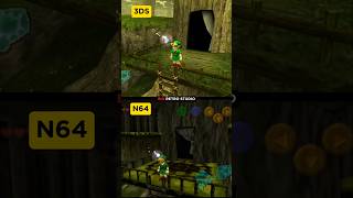 The Legend of Zelda Ocarina of Time N64 vs 3DS [upl. by Clyte742]