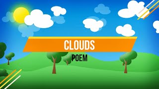 Clouds Lyrical Video  English Nursery Rhymes Full Lyrics For Kids  PoemVentures [upl. by Maud753]