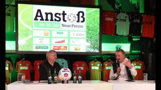 Kulttrainer Peter Neururer beim NPAnstoß  Der 96Talk quot96 hat Chancen den Aufstieg zu schaffenquot [upl. by Nnoved117]