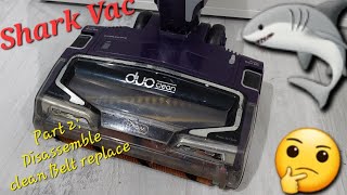 Part 2 Shark duo clean zero M clean how to belt replacement and disassemble [upl. by Bradman785]