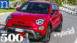 Fiat 500x HYBRID  Prova completa tutte le caratteristiche come va quanto consuma [upl. by Rengia]