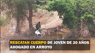 Rescatan cuerpo de joven de 20 años ahogado en arroyo “Chiltepec” de Ciudad Isla Veracruz [upl. by Aloysius]