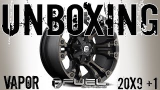 Fuel Offroad Vapor 20x9 1 Wheel Rim Unboxing [upl. by Mikaela]