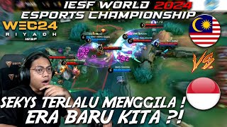 MALAYSIA VS INDONESIA SEMIFINALS MATCH 3 IESF WEC 2024 [upl. by Bonnie702]