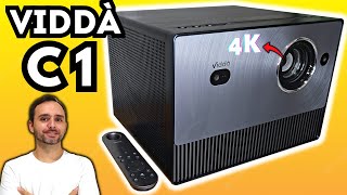 O UPGRADE dos 4K 💎 Projetor Vidda C1 Hisense Review [upl. by Nannaihr]