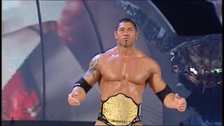 Batista Entrance Friday Night SmackDown 2005 [upl. by Jacey524]