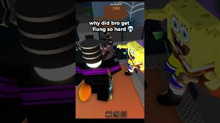 Why did bro get flung so hard 💀 roblox mm2 shorts murdermystery2 murdermystery [upl. by Onil]