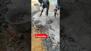 Concrete mix hand construction concrete cement satisfying mix shorts [upl. by Nimad427]