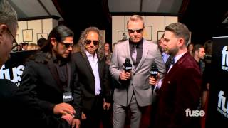 Metallica on Their Classical GRAMMY Performance  GRAMMYs Red Carpet [upl. by Walters465]