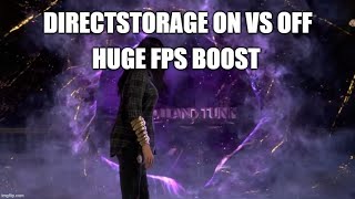 DirectStorage ON vs OFF  DirectStorage Makes a HUGE Difference in Forspoken at 1080p [upl. by Fem328]