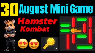 Today Mini Game 30 August Hamster kombat  mini game 30 august hamster  30 august mini game hamster [upl. by Ennirak165]