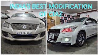 INDIAS BEST MODIFIED CIAZ 2016 WITH AMOTRIZ BODYKIT amp MUCH MORE [upl. by Euphemie]