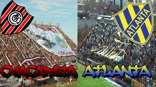 Comparacion de hinchadas \\\ Chacarita vs Atlanta [upl. by Ahsinnek]