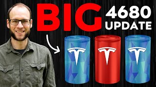 BIG Tesla 4680 Battery Update  This Changes EVERYTHING [upl. by Robi]