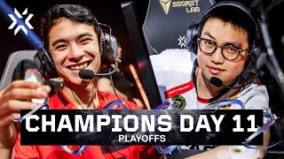 챔피언스 서울  플레이오프 DAY 11  DRX vs SEN  TE vs EDG [upl. by Tami]