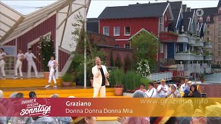 Graziano zu Gast bei quotImmer wieder sonntagsquot 30062024 mit Donna donna donna mia [upl. by Delwyn]