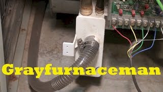 Furnace condensate drain cleaning [upl. by Longley]