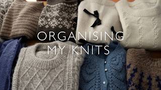 Organising All My Hand Knits [upl. by Selemas]