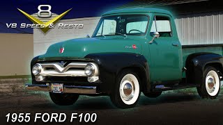 Restored 1955 Ford F100 Feature Video at V8 Speed and Resto Shop [upl. by Chari964]