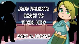 JoJo Parents react to Jolyne Cujoh  JJBA Gacha Video  PART 66  read desc  zoromandem [upl. by Aihsenyt]