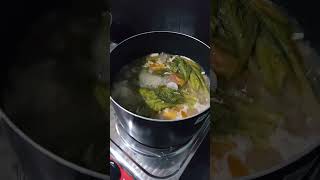 Sinigang na salmon food lunch satisfying youtubeshort shortvideo [upl. by Annadiana]