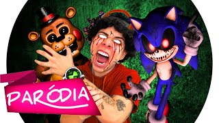 A HISTÓRIA ASSUSTADORA DO SONICEXE BEN 10 CARNITRIX E FIVE NIGHT AT FREDDYS [upl. by Hashim]