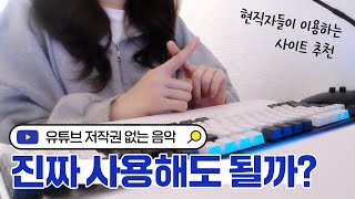 함부로 쓰면 큰일나는 유튜브 음악 저작권 문제 없는 안전한 사이트🎵 영상편집 초보 강의 [upl. by Apthorp923]