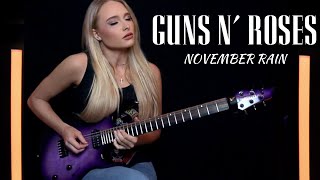 Guns N Roses  November Rain SHRED VERSION  Sophie Lloyd [upl. by Introk]